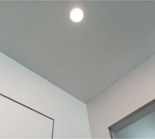 Бесщелевые натяжные потолки
